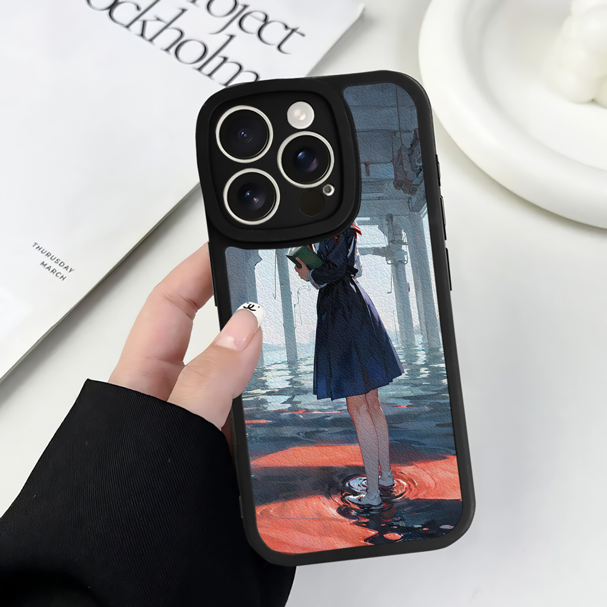 （画像用） EVA 新世紀エヴァンゲリオン 【iPhone 16シリーズ対応】シリコンスマホケース（レザー調） 材質：シリコン
